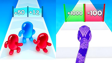 Join Blob Clash 3D vs Snake Run Race🔥 EPIC 2025 Gameplay – All Levels UNLOCKED!