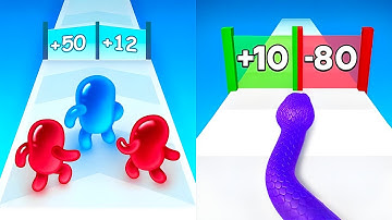 Join Blob Clash 3D vs Snake Run Race🔥 EPIC 2025 Gameplay – All Levels UNLOCKED!