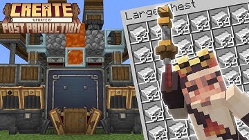 Create Mod Iron Farm Tutorial | 1,300 INGOTS PER HR | Create 6.0 Tutorial