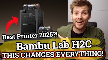 NEW BAMBU LAB PRINTER: H2C! Best Printer of 2025?! Must-Watch Before You Buy! [3D Printing News]