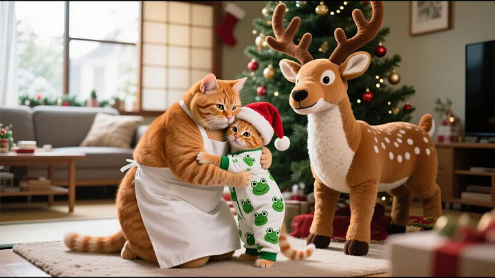 Mama Cat’s Secret Christmas Plan for Ginger Kitten Will Melt Your Heart