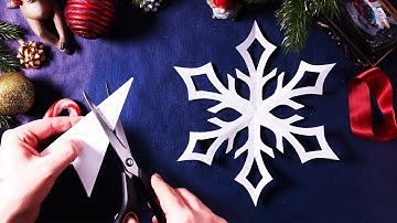 🥇 Easy 6-Point Paper Snowflakes for Beginners | Simple Winter Craft Tutorial