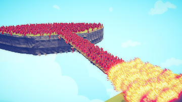 EVERY GOD Defends Wooden Sky Bridge vs 100x Shield Bearers - Totally Accurate Battle Simulator TABS