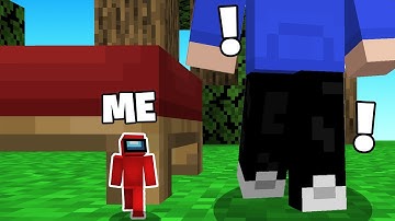 Using CHEATS In Minecraft Shapeshift Hide & Seek