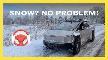 FSD V14.2 Ride-Along in DEEP SNOW! (in a Winter Storm Warning)