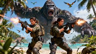 【FULL MOVIE】荒岛逃生！考古学家误入荒岛秘境惨遭史前巨兽袭击，绝境中，荒岛守护神“大脚怪”引路逃生