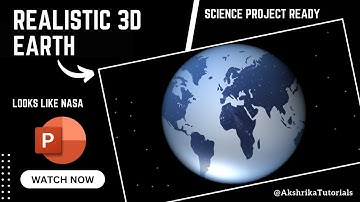How to Make a Spinning Globe and Rotate Earth in PowerPoint | 3D Animation Tutorial