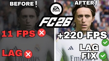 EA FC 26 FPS Boost & Lag Fix (PC) | Best Settings for Smooth Gameplay (2025)