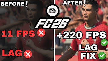 EA FC 26 FPS Boost & Lag Fix (PC) | Best Settings for Smooth Gameplay (2025)