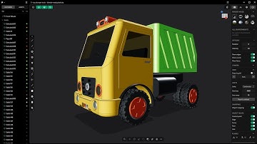 3D Modeling a Toy Dumper Truck in Plasticity: A Step-by-Step Timelapse