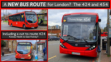 A NEW London Bus Route - the 454 & 424 Changes Explained (TfL Buses) New Shortest Route?