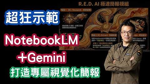 超狂示範！用Gemini + NotebookLM打造專屬簡報風格_AI極速視覺化簡報 notebookLM