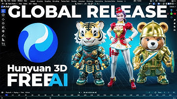 Global release of FREE AI Hunyuan 3D 3.0