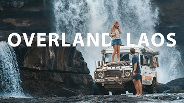 1200 KM  through REMOTE LAOS with our Land Rover Defender