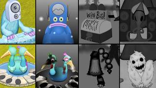 ALL Monsters Demented Dream Island vs ORIN AYO (TRAGIMONSTERS) vs Slenderslime | My Singing Monsters
