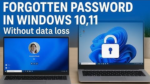 How To Reset Forgotten Password In Windows 10/11 | windows password reset