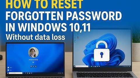How To Reset Forgotten Password In Windows 10/11 | windows password reset