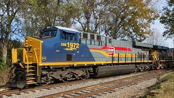 CSX M692 1972 FLS, CSX M693 1897 Monon, CSX B421 W/UP ACE Trailing 