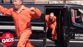 Criminals Escape Prison | Just For Laughs Gags