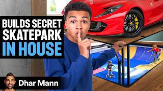 Jay's World S3 E01: Kids Build SECRET SKATEPARK In House Ft. Ben Azelart | Dhar Mann Studios