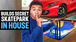 Jay's World S3 E01: Kids Build SECRET SKATEPARK In House Ft. Ben Azelart | Dhar Mann Studios