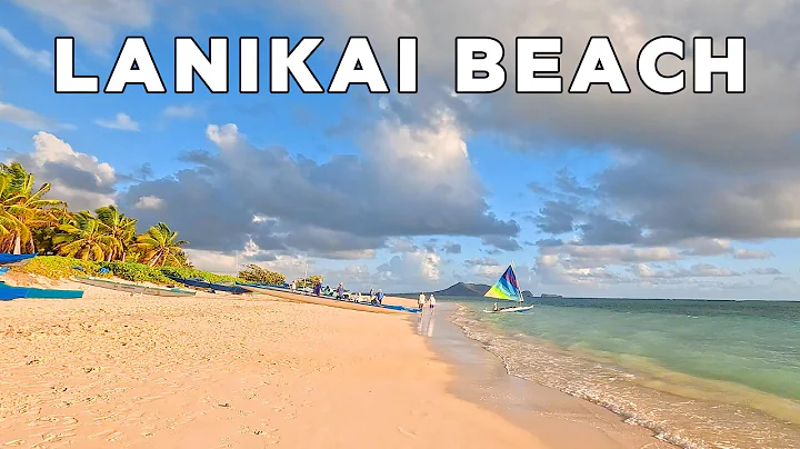 Walking on Lanikai Beach | Hawaii’s Most Beautiful Beach (4K)