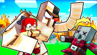 Playing Minecraft as a PROTECTIVE Iron Golem!