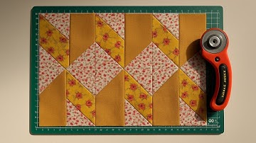 (Seriously) The Craziest Quilt Block I’ve Ever Made💥Simple Yet Amazing Quilt Block Ideas.Enjoy