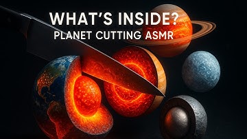 What’s Inside Every Planet? 🔪 Satisfying ASMR Planet Cutting #asmr #planetsystem 