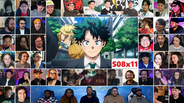 [50 Reactors] My Hero Academia Season 8 Episode 11 MEGA Reaction Mashup - Boku no Hero Academia END