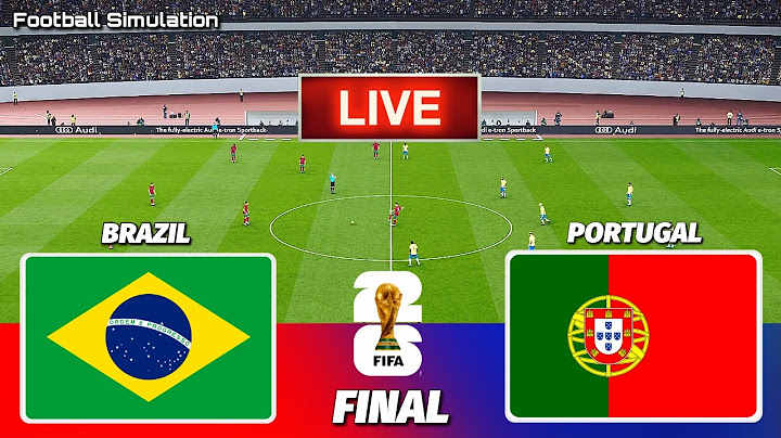 BRAZIL vs PORTUGAL - FIFA World Cup 2026 FINAL || Live Football Match | PES 21 Simulation