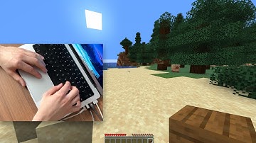 How I beat Minecraft with a trackpad