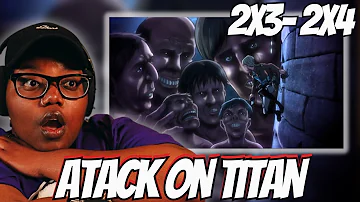 WHAT IS GOING ON??!! | ATTACK ON TITAN 2x3 & 2X4 (DUB) | Reaction & Commentary