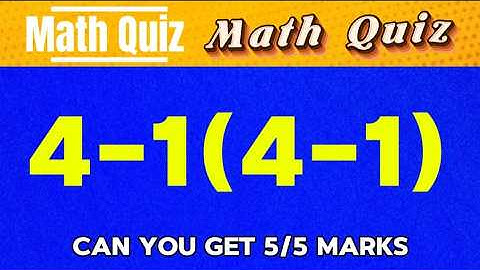 Basic Math Test Quiz - Can You Score100%?Puzzle Monster | The Ultimate Math Test