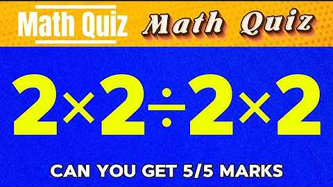 Basic Math Test Quiz - Can You Score100%?Puzzle Monster | The Ultimate Math Test