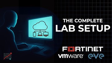 FortiGate Firewall Lab Setup 2025 | EVE‑NG + VMware Workstation  | NSE 4