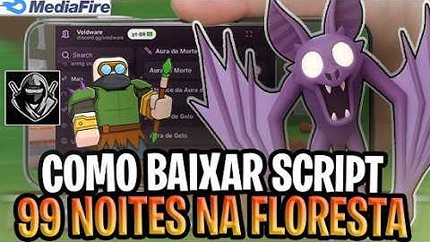 ✅Como BAIXAR/COLOCAR e USAR Script 99 Noites Na Floresta (PEGA TUDO) SEM KEY MOBILE PC LINK DIRETO