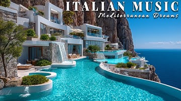 🎶 Italian Vibes & Mediterranean Music 🎶 2+ Hours Scenic Amalfi Coast & Lake Como Relaxation 4K