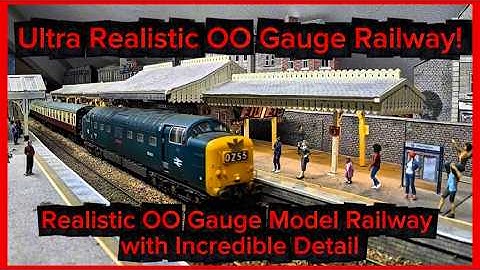 Model Railway Realism Brought to Life, Incredible Realistic OO Gauge Model Railway #railroad