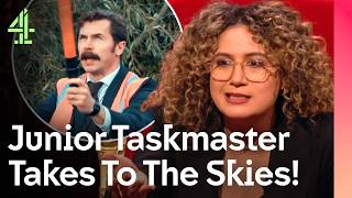 Rose Matafeo & Mike Wozniak's SNEAKY paper planes task! | Junior Taskmaster | Channel 4