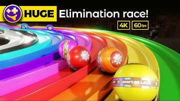 *GROTE* Knikkerrace | #knikker #knikkerbaan #knikkerrace #eliminatie #asmr #sensorisch #3D #rigid...