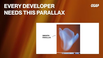 Smooth Image Parallax Every Developer Needs | GSAP Tutorial