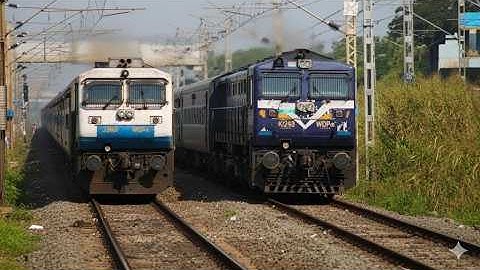 “Train Compilation 2025 | Diesel + Electric Power | WDP4D RDSO Trial, Garib Rath, Duronto, & More!”