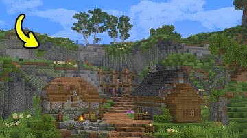 I Built a Mining Village In Minecraft