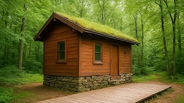 Built a Tiny House Using Only Abandoned Pallets | Full DIY Project 🏡🔨🌲