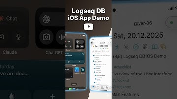 First Look: Logseq DB on iOS (Full Demo)