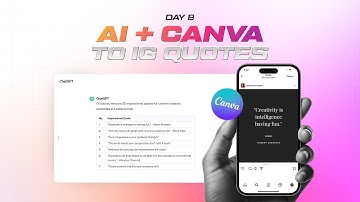 How to Create 30 Instagram Quotes in 10 minutes Using Canva and AI