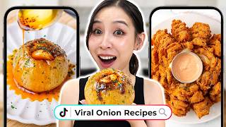 Trying Viral Onion Recipes 🧅 *WOAH* 🤯
