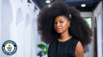 NEW: Largest Afro | Guinness World Records