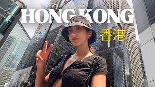 HONG KONG Vlog 🇭🇰 |  First 24H Exploring Kowloon, Hong Kong Island & Dim Sums 🥟